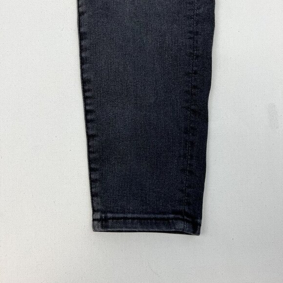 American Eagle Distress Skinny Jeans Charcoal Womens Size 0R Stretch - Picture 5 of 9